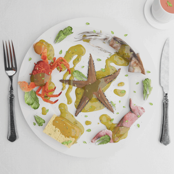 Realistic Spongebob Dinner