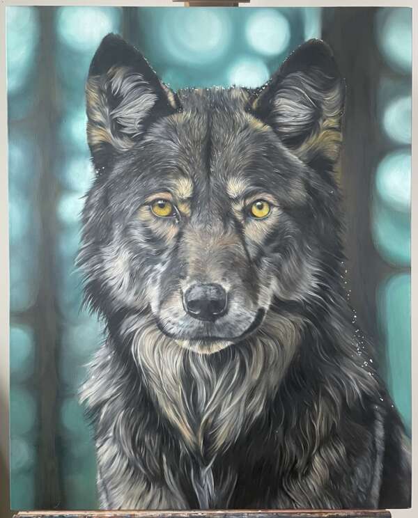 Wolf Painting